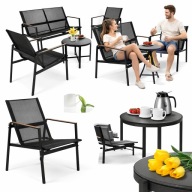 Meble Ogrodowe Zestaw Mebli Na Taras Ogród Podwórko Balkon Stolik Krzesła