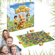 GRA PLANSZOWA PLANSZÓWKA NA WIELKANOC ZAJĄCZKA PREZENT DLA DZIECI RODZINY