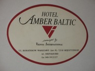 HOTEL AMBER BALTIC MIĘDZYZDROJE naklejka