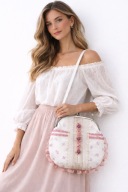 Romantyczna torebka na wiosnę, torebka retro, torebka vintage, vintage love