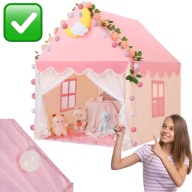 TIPI NAMIOT 130cm DLA DZIECI DUŻY DOMEK OGRODOWY LUB DO POKOJU + POKROWIEC