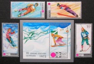 Polska > Zn. 1996 - 99 + Bl. 88 ** ~ XI Zimowa Olimpiada - Sapporo 1972