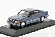 MERCEDES Benz E Class Coupe W124 Blue 1994 1/43 MINICHAMPS 430033521