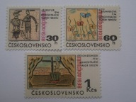 Czechosłowacja - Rysunki dziecięce - Mi.1816-18 **