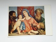 Madonna z wiśniami - obraz Tycjana, Włochy - pocztówka