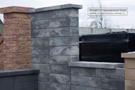 Ogrodzenie betonowe, pustak gładki, bloczek Combet PG108x22x20 Multi 5