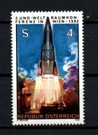 Znaczek Austria II Konferencję ONZ Kosmos 1982r.