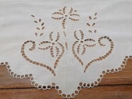 RUSTYKALNA FOLKOWA ZASŁONKA ZAZDROSTKA LAMBREKIN HAFT RICHELIEU 35x90 nr.18