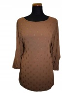 Elegancka bluzka damska brąz r. uniwersalny nr 608