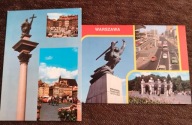 Warszawa lata 80te 2 szt. karty pocztowe