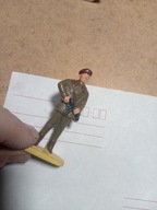 Stara Zabawka Żołnierzyk PRL Czerwony Beret Wartownik