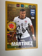 Karta panini autograf Kolumbia Roger Martinez Fifa 365