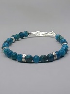 Apatyt...Oryginalna subtelna bransoletka z apatytu