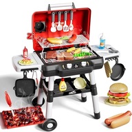 GRILL BARBECUE KUCHNIA OGRODOWA XL INTERAKTYWNA ZESTAW LED 31 EL. WOOPIE