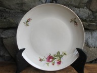 Porcelanowy Płaski Talerz Obiadowy_PRUSZKÓW PRL