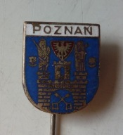MIASTO POZNAŃ SYMBOL HERB heraldyka emalia