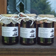 SYROP Z OWOCÓW CZARNEGO BZU I LIŚCI MIĘTY 500 ML DOMOWY ZGODNY Z NATURĄ