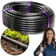 RURA MONTAŻOWA DO NAWADNIANIA PE FI 16MM 25 MB OGRODOWA IRYGACYJNA CZARNA