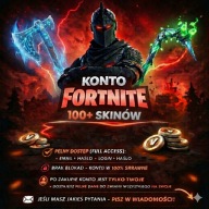 KONTO FORTNITE GWARANTOWANE 100 SKINÓW!!