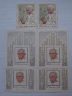 Polska - Papież Jan Paweł II - Fi. 2482-83 + bl.106 a+b ** - OPIS !
