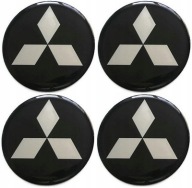 Emblematy Naklejki na Kołpaki Felgi Znaczek MITSUBISHI do Samochodu 55mm