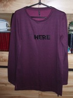 STRADIVARIUS tunika w kolorze wina r. M