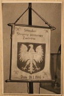 GODŁO - ORZEŁ - SZTANDAR - Standar Strarzy porzanny Zwirów, Dnia 19.1.1946