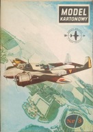 Model kartonowy nr.3 samolot Fokker G.1B