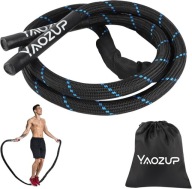 CIĘŻKA LINA GIMNASTYCZNA BOJOWA SKAKANKA 1,2KG TRENING FITNESS SIŁOWNIA 3m