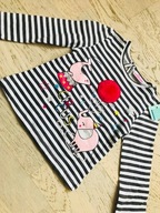 Bluzka z długim rękawem dziewczynka 74 cm