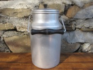 Stara Aluminiowa Kanka z pokrywką_3 L _WYSTRÓJ VINTAGE PRL