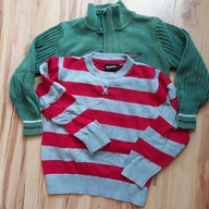 Śliczne swetry 2 szt- 110 cm - (4-5 lat)