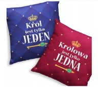 PODUSZKI NA WALENTYNKI DLA PAR PREZENT WALENTYNKOWY 2 SZTUKI