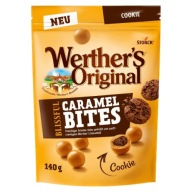 Kulki Ciasteczkowo Karmelowe CRUNCHY CARAMEL BITES WERTHER'S ORIGINAL 140g