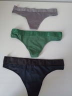 3 sztuki Frank Dandy organic cotton thong XS nowe