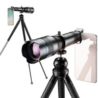 Teleobiektyw TELESKOP każdy smartfon Apexel ZOOM OPTYCZNY 60x PILOT statyw