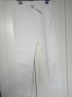 spodnie dżins up2fashion 44 rurki białe wzorek nowe z metką ze średnim stan
