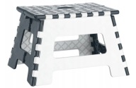 TABORET STOŁEK SKŁADANY ANTYPOŚLIZGOWY 150kg SZARY