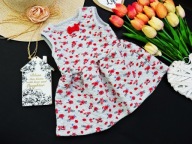 NUTMEG - PIKOWANA SUKIENKA KWIATUSZKI r 68