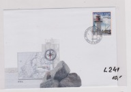 LATARNIE MORSKIE ŁOTWA Mi: 2015r FDC L241