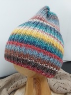 Czapka wełna akryl rękodzieło hand made