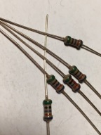 8x Rezystor 626 Ohm, 0,5%, 0,25 W