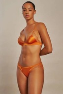 2 szt Śliczna markowa bielizna LOVE STORIES orange góra 85E/F dół L