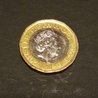 ONE POUND / 1 FUNT / 2016 r. PIĘKNE 2