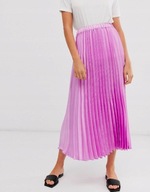 ASOS Spódnica fioletowa plisowana maxi xs 34