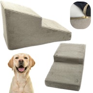 SCHODY DLA PSA SCHODKI DO SAMOCHODU DO LOZKA 40CM DUZE RAMPA PUFA PIANKA