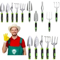 ZESTAW NARZĘDZI OGRODNICZYCH RENEW FORCE 5SZT ŁOPATKA GRABKI CHWYTAK CHWAST