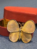BROSZKA ZŁOTY MOTYL VINTAGE ENGLAND