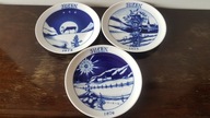 3 x talerz kolekcjonerski Hackefors Jultallrik 72