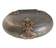 Dawne Francuskie Srebrne Puzderko Pudełko Pigularz Srebro